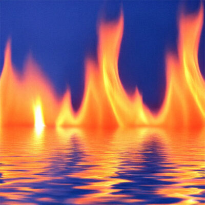 Feuer auf Wasser